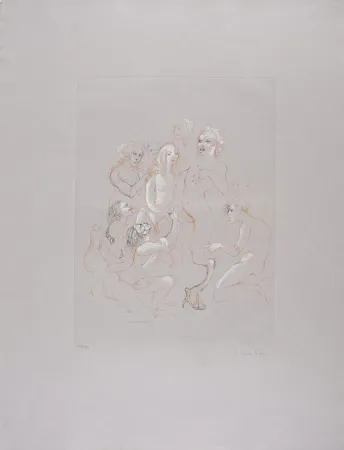 Eau-Forte Fini - Solomonie la Possédée III (Erotique)