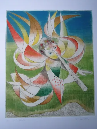 Eau-Forte Et Aquatinte Finsterer - PAX