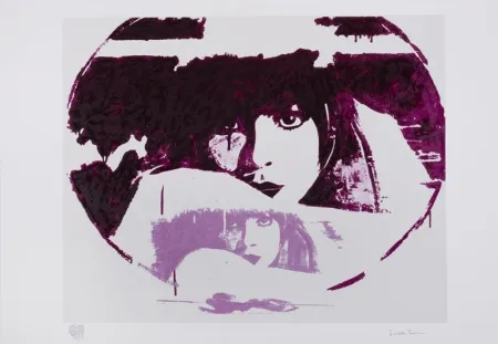 Sérigraphie Fioroni - Doppio liberty, violet