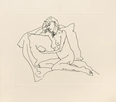 Gravure Flanagan - Woman reading