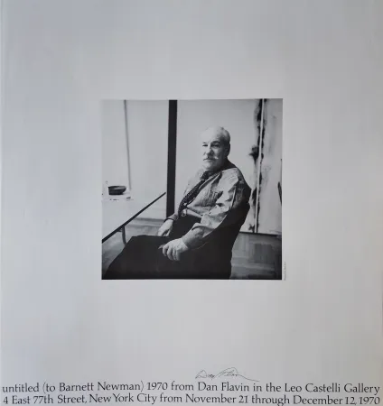 Lithographie Flavin - 