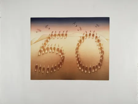 Sérigraphie Folon - 50