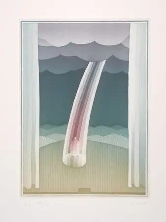 Eau-Forte Et Aquatinte Folon - La Scène