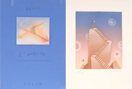 Livre Illustré Folon - L'Artiste Folon - Devos