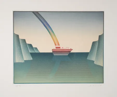 Eau-Forte Et Aquatinte Folon - Le Voyage