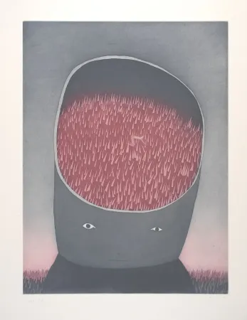 Eau-Forte Et Aquatinte Folon - Les Ruines Circulaires - The Circular Ruins