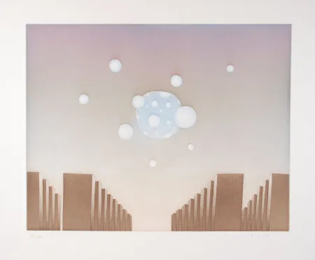 Eau-Forte Et Aquatinte Folon - Ouverture