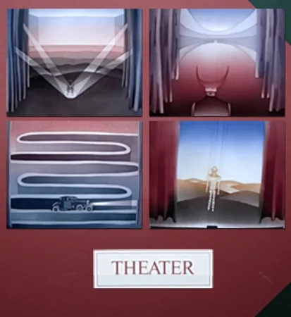 Eau-Forte Et Aquatinte Folon - THEATER - THEATRE (complet suite)