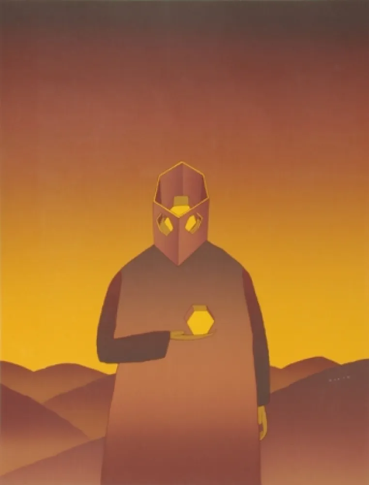 Sérigraphie Folon - Untitled