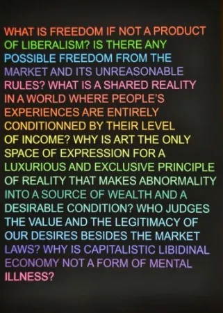 Sérigraphie Fontaine - Untitled: (What is freedom?)