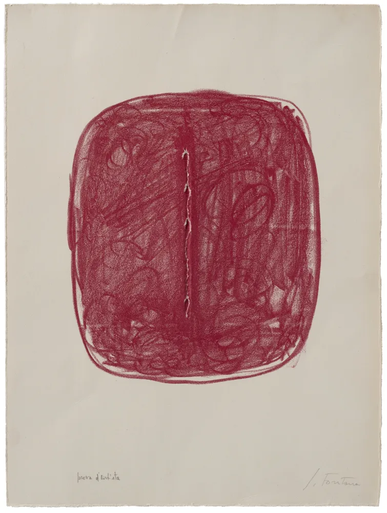 Aucune Technique Fontana - Concetto spaziale