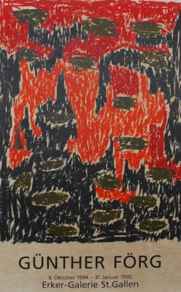 Lithographie Forg - Untitled (Exhibition poster)