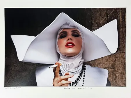 Photographie Formento & Formento - Smoking Nun, Cinecitta Italy