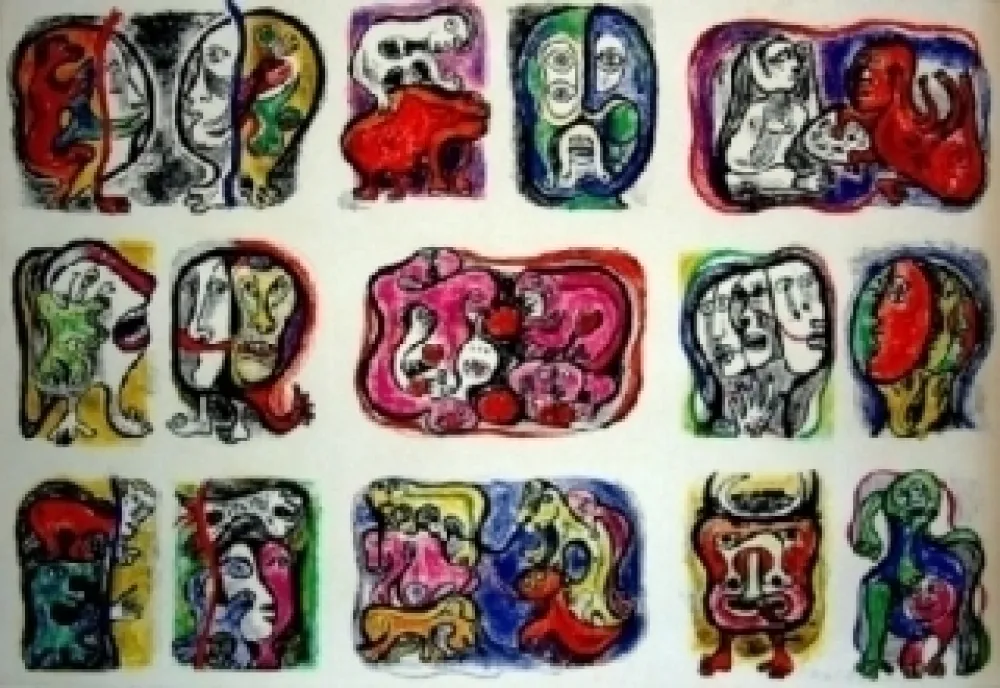 Lithographie Forner - Sans titre