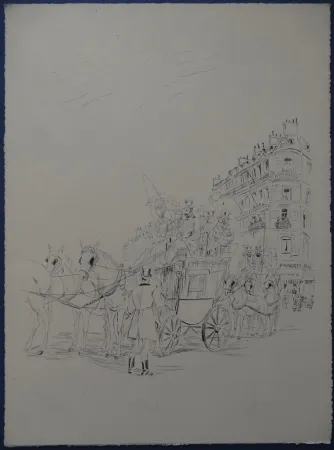 Eau-Forte Foujita - Rivière enchantée - AutoportraitLe Fouquets