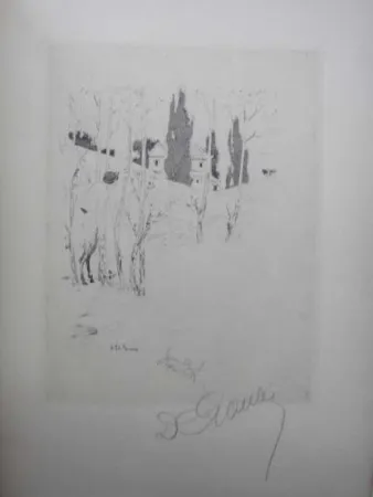 Gravure Fournier - [Eaux-fortes pour] Contes, Hyalis....