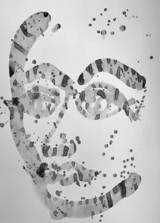 Lithographie Francis - Self Portrait