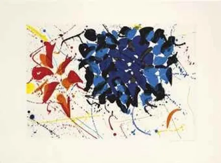 Eau-Forte Et Aquatinte Francis - Untitled Blue