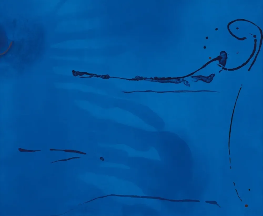 Lithographie Frankenthaler - Blue Current