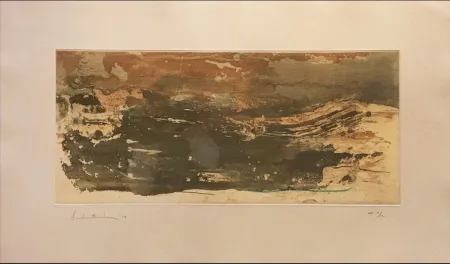 Gravure Frankenthaler - Earth Slice