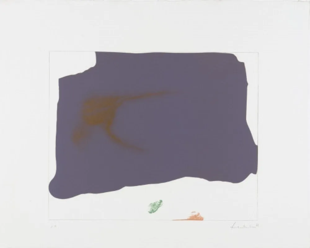 Lithographie Frankenthaler - Variation II on Mauve Corner