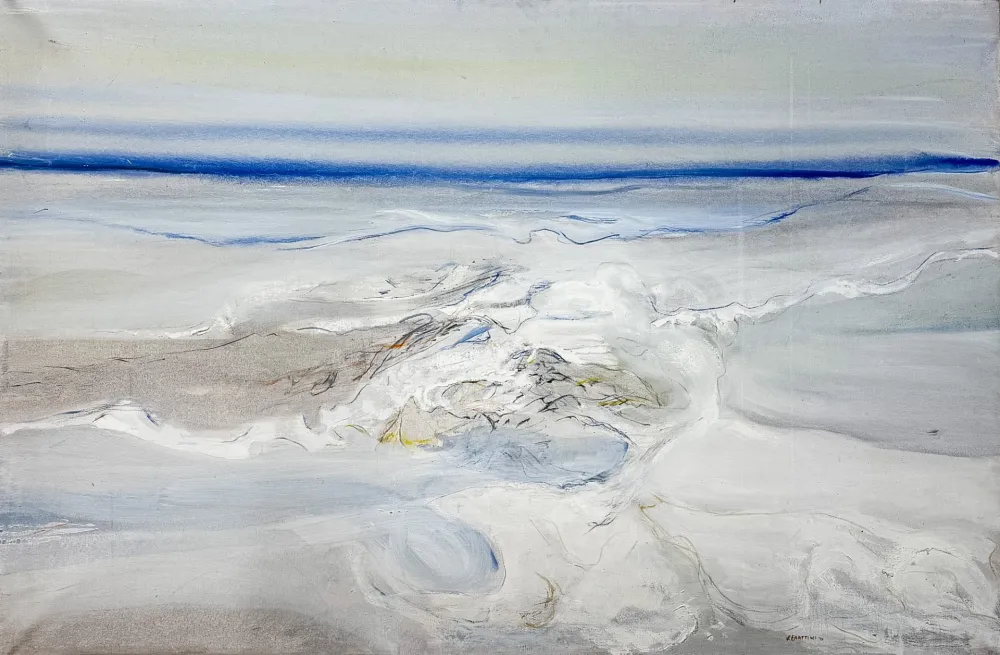 Aucune Technique Frattini - Vittore Frattini (1937) - Sopra le nuvole - Oil on Canvas - 1970