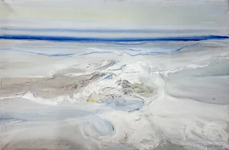 Aucune Technique Frattini - Vittore Frattini (1937) - Sopra le nuvole - Oil on Canvas - 1970