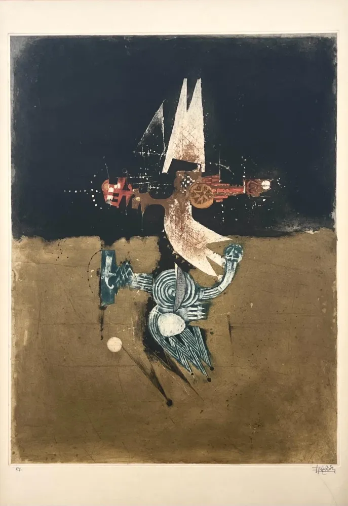 Gravure Friedlaender - Les Oiseaux 