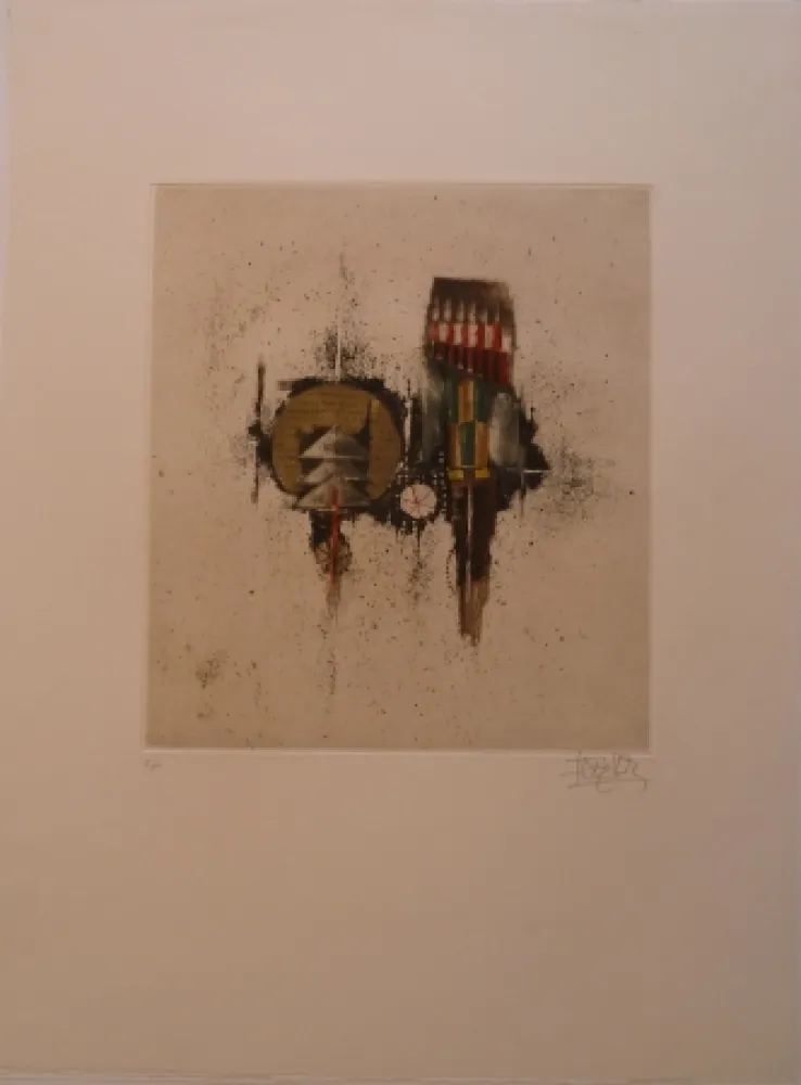 Gravure Friedlaender - Meditation II