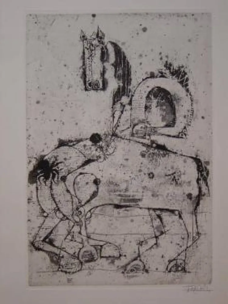 Eau-Forte Et Aquatinte Friedlaender - Petit Bestiaire