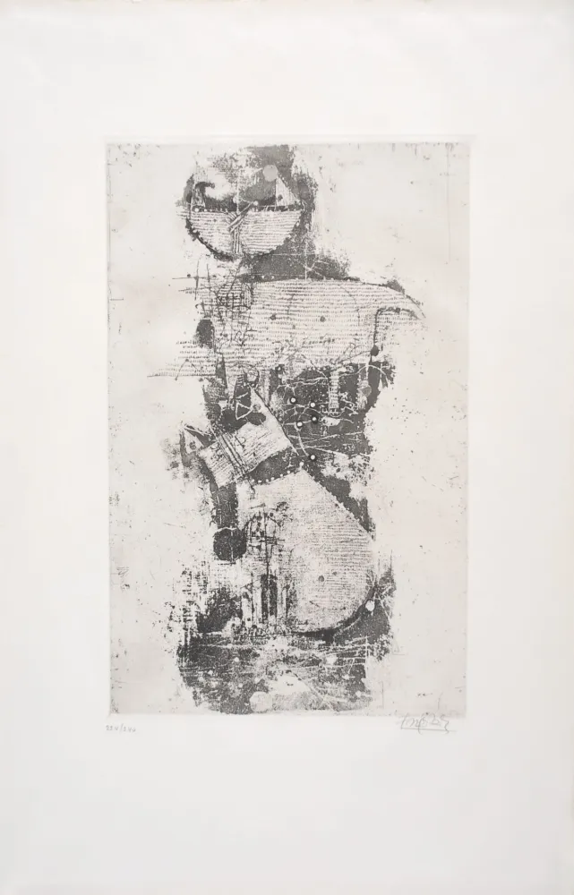 Eau-Forte Friedlaender - Petit Bestiaire - Chèvre