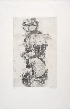 Eau-Forte Friedlaender - Petit Bestiaire - Chèvre