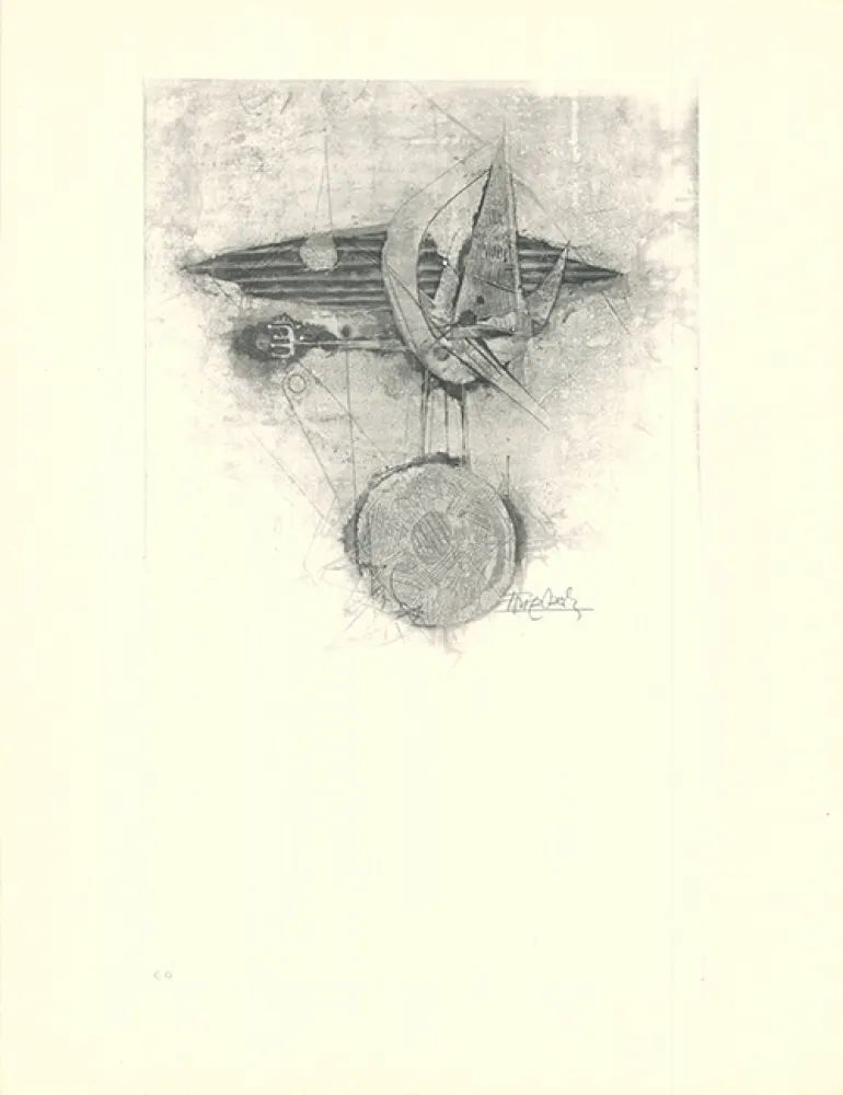 Eau-Forte Et Aquatinte Friedlaender - Trois oiseaux I