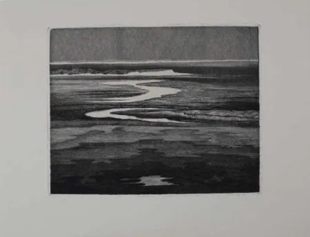 Gravure Friedrich - Das Watt / The Wadden