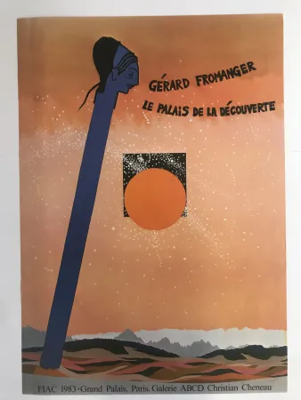 Affiche Fromanger - Fiac 83 / Galerie ABCD