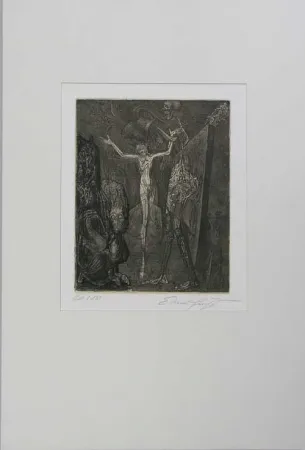 Eau-Forte Fuchs - Totenglocke