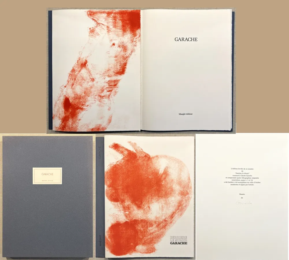 Livre Illustré Garache - GARACHE. DERRIÈRE LE MIROIR N°237. Janvier 1980. TIRAGE DE LUXE SIGNÉ..