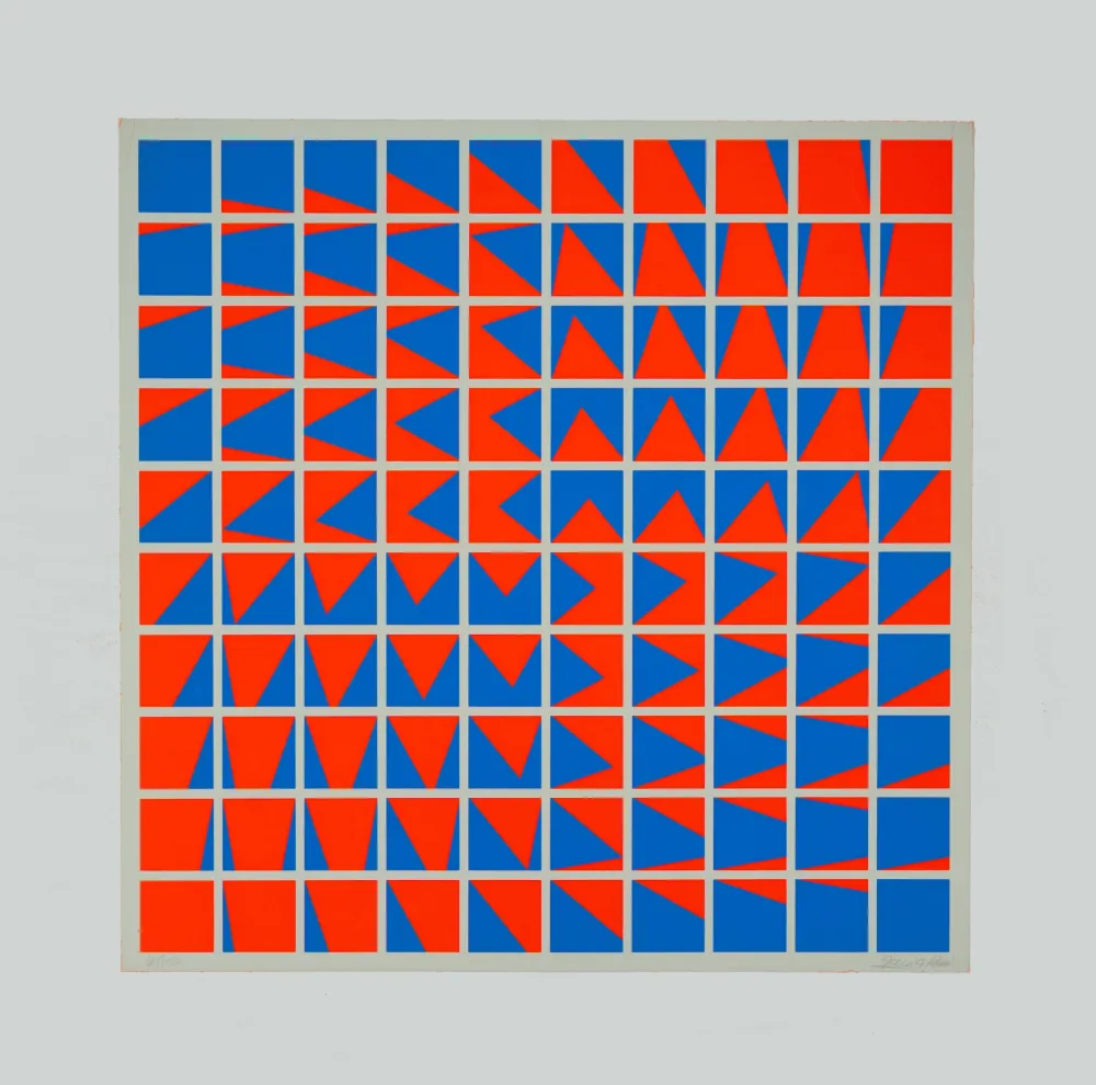 Sérigraphie Garcia-Rossi - Composition