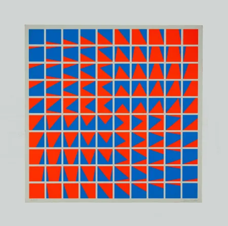 Sérigraphie Garcia-Rossi - Composition