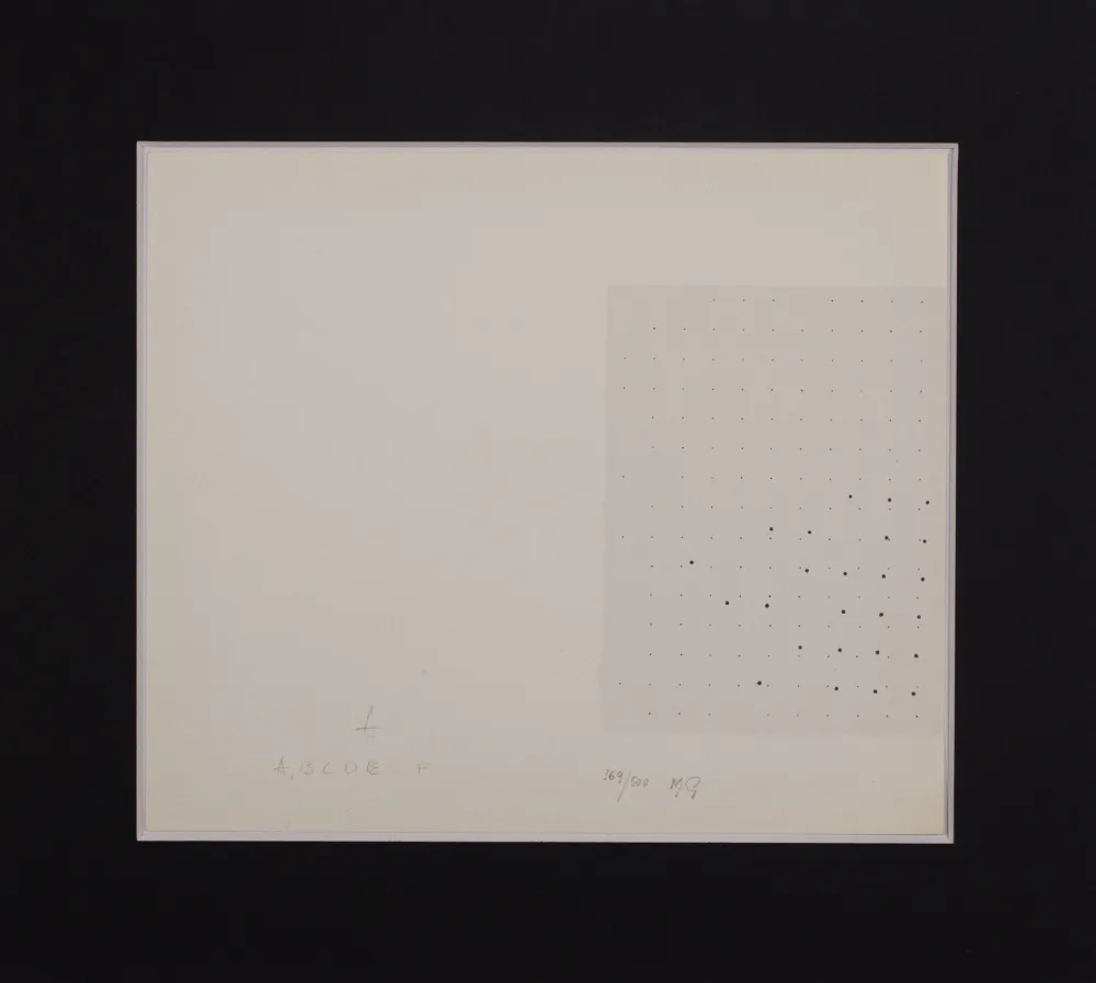 Sérigraphie Gastini - Lettera A