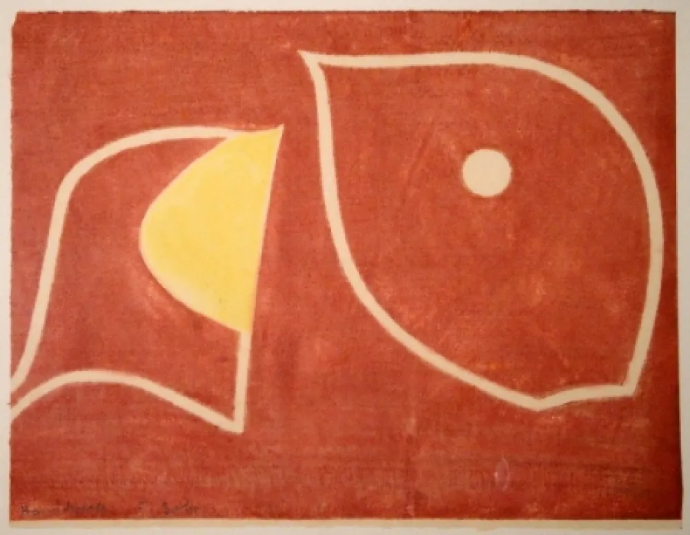 Gravure Sur Bois Gehr - Moses vor brennendem Dornbusch II. 