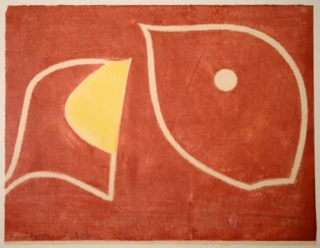 Gravure Sur Bois Gehr - Moses vor brennendem Dornbusch II. 