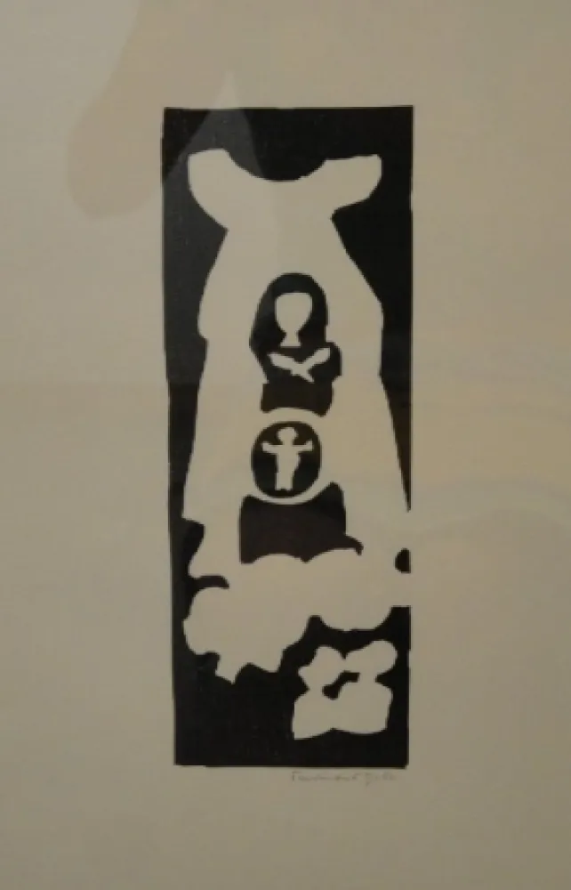 Gravure Sur Bois Gehr - Untitled