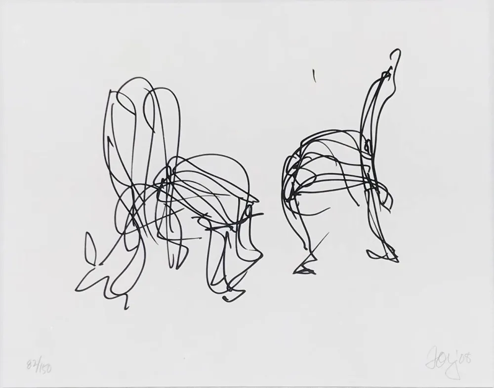 Lithographie Gehry - Sitonme from the Artists for Obama Portfolio