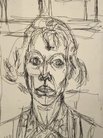 Eau-Forte Giacometti - Annette III