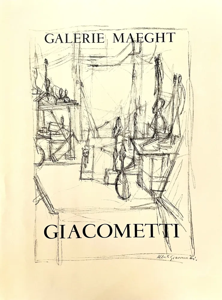 Affiche Giacometti - Galerie Maeght