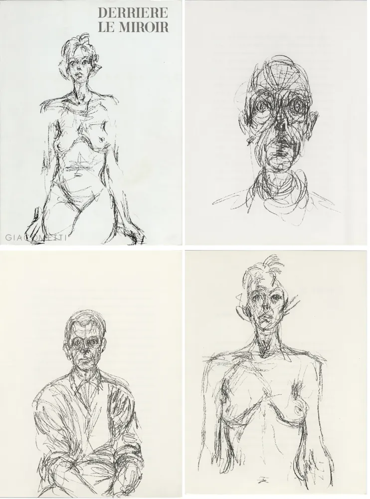 Livre Illustré Giacometti - GIACOMETTI. DERRIÈRE LE MIROIR N°127. Mai 1961