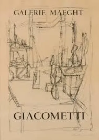 Affiche Giacometti - L'atelier de l'artiste 