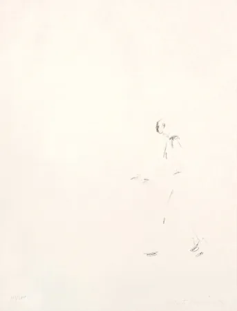 Lithographie Giacometti - L'Homme qui marche