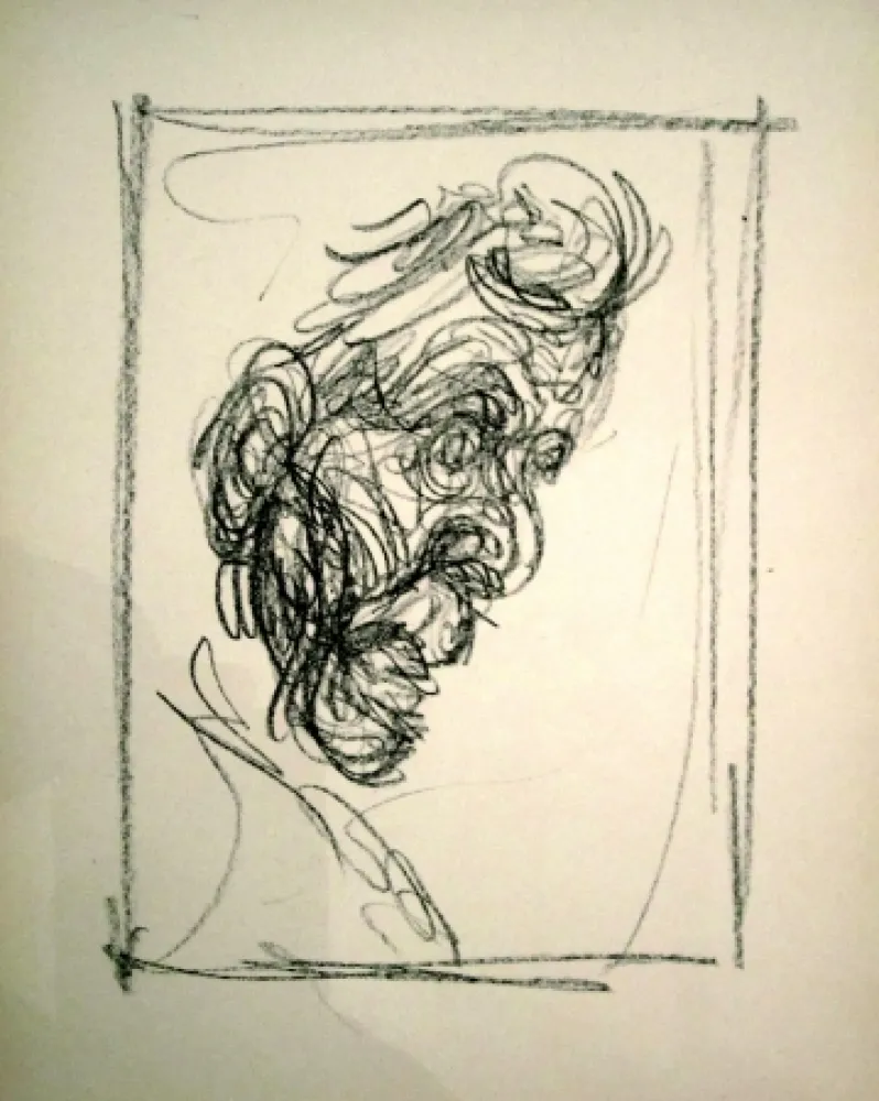 Lithographie Giacometti - Portrait
